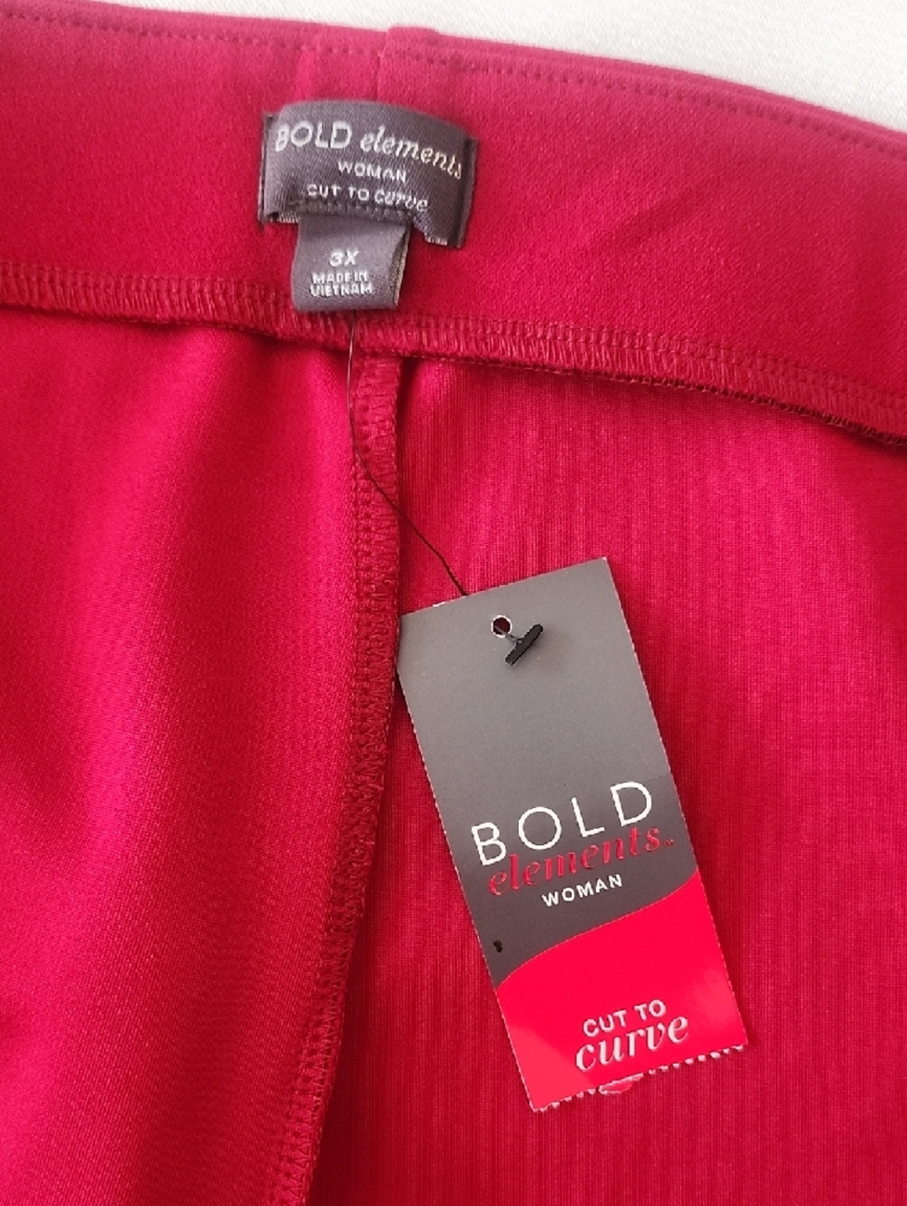 BOLD elements Plus Womens Mid Rise Slim Pull-on Pants - Picture 5 of 16